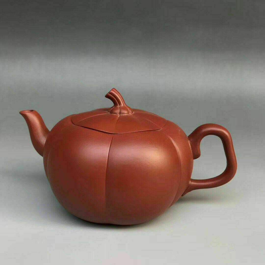 Chinese Exquisite Zisha Clay Teapot Pumpkin Design Tea Pot 200cc Bzs005