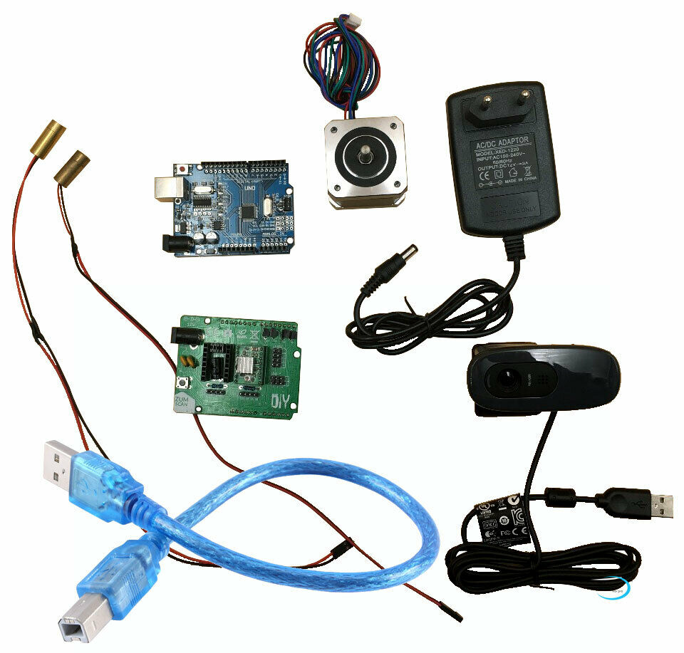 Ciclop 3d Scanner Electronics Kit, Motor, Lasers, Uno Controller,zum Scan Board