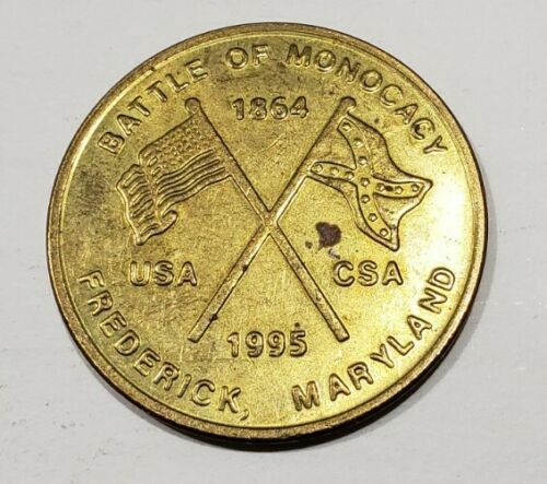 1864 1995 250th Anniversary Battle Of Monocacy Frederick Md Token Coin