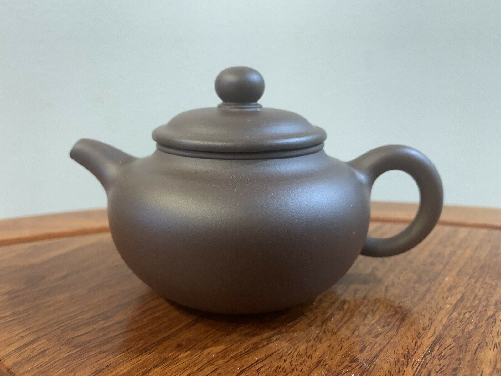 Singed Chinese Yixing Zisha Clay Teapot, Unused